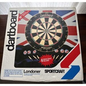 Sportcraft New In Box Londoner Dartboard 18" Made In UK Never Opened